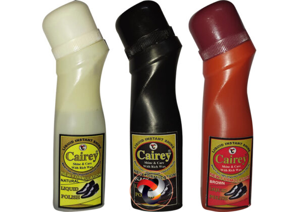 Cairey Liquid Shoe Polish - Pack of 3